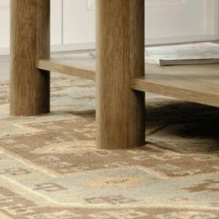 Boone Mountain Coffee Table Craftsman Light Brown - Sauder -Coffee Tables Elegant store unnamed file 1588