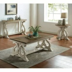 Myrtle Solid Wood Coffee Table Dark Oak - HOMES: Inside + Out -Coffee Tables Elegant store unnamed file 1619