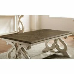 Myrtle Solid Wood Coffee Table Dark Oak - HOMES: Inside + Out -Coffee Tables Elegant store unnamed file 1621