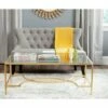 Inga Coffee Table - Gold/Glass - Safavieh 2 Inga Coffee Table - Gold/Glass - Safavieh -Coffee Tables Elegant store unnamed file 1623