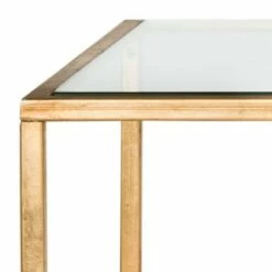 Inga Coffee Table - Gold/Glass - Safavieh -Coffee Tables Elegant store unnamed file 1624