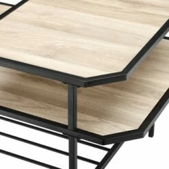 Modern 2 Tier Chamfered Corner Coffee Table - Saracina Home Dark Walnut 11 Modern 2 Tier Chamfered Corner Coffee Table - Saracina Home Dark Walnut -Coffee Tables Elegant store unnamed file 1629