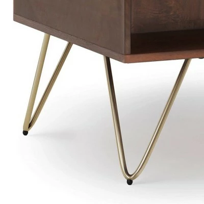 Moreno Small Lift Top Coffee Table Umber Brown and Gold - WyndenHall 7 Moreno Small Lift Top Coffee Table Umber Brown and Gold - WyndenHall - Image 5