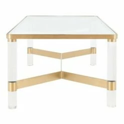 Suzanna Acrylic Coffee Table - Safavieh Brass -Coffee Tables Elegant store unnamed file 1733