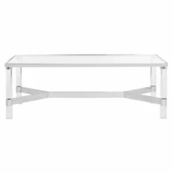 Suzanna Acrylic Coffee Table - Safavieh Brass -Coffee Tables Elegant store unnamed file 1737