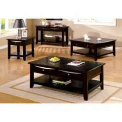 Langen Modern 2 Drawer Coffee Table Brown - HOMES: Inside + Out -Coffee Tables Elegant store unnamed file 1739