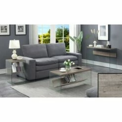 Soho Coffee Table - Breighton Home Sandstone/glass -Coffee Tables Elegant store unnamed file 1759