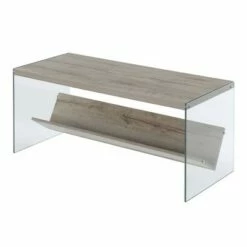 Soho Coffee Table - Breighton Home Sandstone/glass -Coffee Tables Elegant store unnamed file 1762