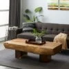 Olivia & May Contemporary Acacia Wood Coffee Table Brown - Olivia & May -Coffee Tables Elegant store unnamed file 177