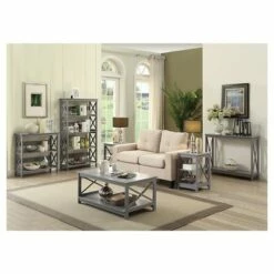 Oxford Coffee Table Gray - Breighton Home -Coffee Tables Elegant store unnamed file 1773