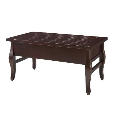 Rio Grande 2 Drawer Coffee Table Espresso - Linon 10 Rio Grande 2 Drawer Coffee Table Espresso - Linon - Image 8