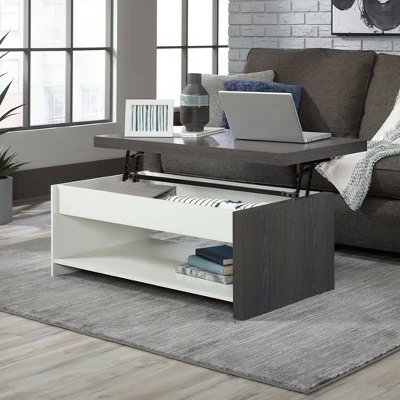 Hudson Court Lift Top Coffee Table with Storage Charcoal Ash - Sauder 4 Hudson Court Lift Top Coffee Table with Storage Charcoal Ash - Sauder - Image 2