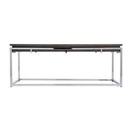 Lallstin Contemporary Cocktail Table Gray/Silver - Aiden Lane 4 Lallstin Contemporary Cocktail Table Gray/Silver - Aiden Lane - Image 2