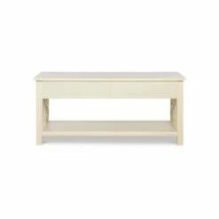 Whitley Antique Coffee Table White - Linon -Coffee Tables Elegant store unnamed file 1861