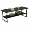 X Calibur Coffee Table Espresso/Slate Gray - Breighton Home -Coffee Tables Elegant store unnamed file 1869