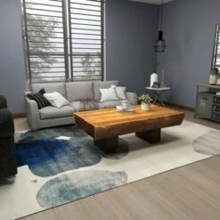 Olivia & May Contemporary Acacia Wood Coffee Table Brown - Olivia & May -Coffee Tables Elegant store unnamed file 189