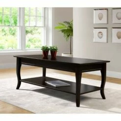 Dayton Coffee Table - Linon Espresso -Coffee Tables Elegant store unnamed file 1892