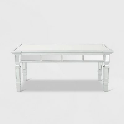 Solanna Mirrored Coffee Table Silver - Christopher Knight Home 3 Solanna Mirrored Coffee Table Silver - Christopher Knight Home