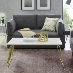 Marge Modern Coffee Table with Magazine Rack White Faux Marble/Gold - Saracina Home 9 Marge Modern Coffee Table with Magazine Rack White Faux Marble/Gold - Saracina Home -Coffee Tables Elegant store unnamed file 1901