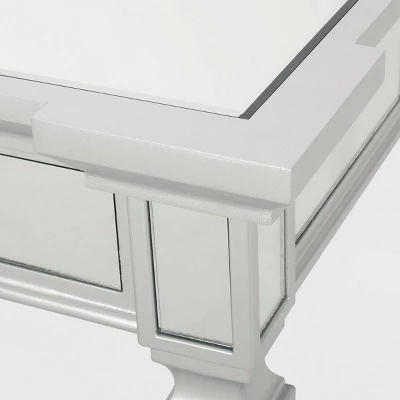 Solanna Mirrored Coffee Table Silver - Christopher Knight Home 4 Solanna Mirrored Coffee Table Silver - Christopher Knight Home - Image 2