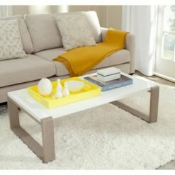 Bartholomew Coffee Table - Safavieh Gray