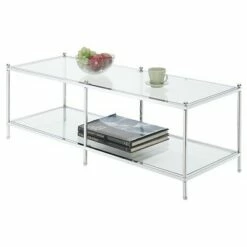 Breighton Home Royal Crest Coffee Table - Johar Furniture Silver
