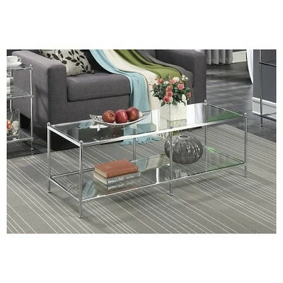 Breighton Home Royal Crest Coffee Table - Johar Furniture Silver 4 Breighton Home Royal Crest Coffee Table - Johar Furniture Silver - Image 2
