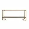 Horzen Glass Top Cocktail Table Gold - Aiden Lane -Coffee Tables Elegant store unnamed file 1941