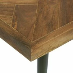 Villard Boho Handcrafted Mango Wood Parquet Coffee Table Natural Honey/Gray - Christopher Knight Home -Coffee Tables Elegant store unnamed file 1955