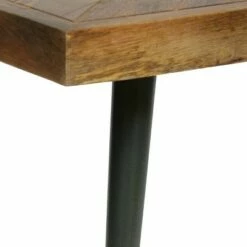 Villard Boho Handcrafted Mango Wood Parquet Coffee Table Natural Honey/Gray - Christopher Knight Home -Coffee Tables Elegant store unnamed file 1957