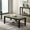 Parkview Open Shelf Coffee Table Gray/Black - HOMES: Inside + Out