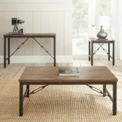 Steve Silver Co. Jersey Cocktail Table Antique Oak - Steve Silver