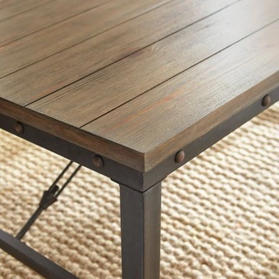 Steve Silver Co. Jersey Cocktail Table Antique Oak - Steve Silver 4 Steve Silver Co. Jersey Cocktail Table Antique Oak - Steve Silver - Image 2