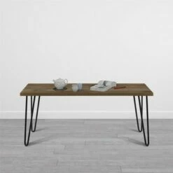 Heywood Retro Coffee Table Walnut - Room & Joy