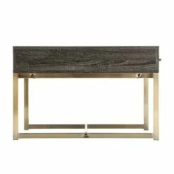 Frondi Square Cocktail Table Black Oak/Antique Brass - Aiden Lane -Coffee Tables Elegant store unnamed file 2000