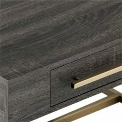 Frondi Square Cocktail Table Black Oak/Antique Brass - Aiden Lane -Coffee Tables Elegant store unnamed file 2003