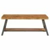 Lanshire Rustic Industrial Metal & Wood Cocktail Table - Inspire Q Gray -Coffee Tables Elegant store unnamed file 202