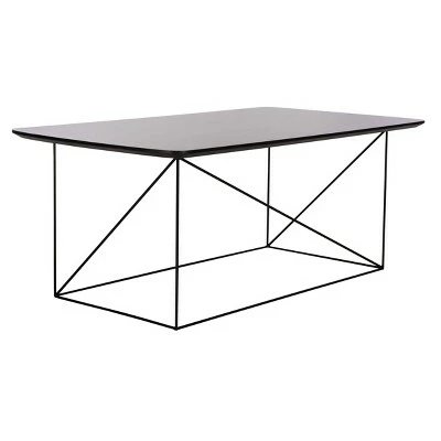 Rylee Rectangle Coffee Table - Safavieh Dark Gray/black 4 Rylee Rectangle Coffee Table - Safavieh Dark Gray/black - Image 2