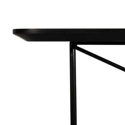 Rylee Rectangle Coffee Table - Safavieh Dark Gray/black 7 Rylee Rectangle Coffee Table - Safavieh Dark Gray/black - Image 5