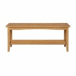 Finn Mission Coffee Table - Linon Espresso Brown
