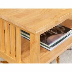 Finn Mission Coffee Table - Linon Espresso Brown -Coffee Tables Elegant store unnamed file 2053