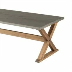Xavier Farmhouse Trestle Leg Distressed Coffee Table - Saracina Home Gray/brown -Coffee Tables Elegant store unnamed file 2059