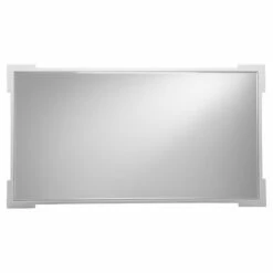 Glenrose Glam Mirrored Rectangular Cocktail Table- Matte Silver - Aiden Lane -Coffee Tables Elegant store unnamed file 2098