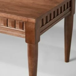 Hearth & Hand W/Magnolia Furniture Turned Leg Wood Coffee Table Brown - Hearth & Hand™ with Magnolia -Coffee Tables Elegant store unnamed file 21