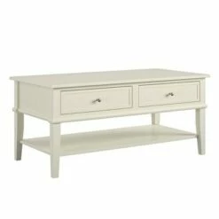 Durham Coffee Table - Room & Joy White -Coffee Tables Elegant store unnamed file 2124