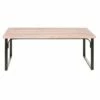 Meryl Coffee Table Black/Oak - Safavieh