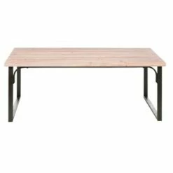 Meryl Coffee Table Black/Oak - Safavieh