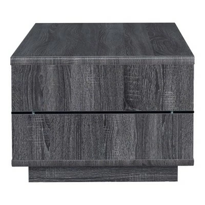 Chemekata 2 Shelf Coffee Table Distressed Gray - HOMES: Inside + Out 4 Chemekata 2 Shelf Coffee Table Distressed Gray - HOMES: Inside + Out - Image 2