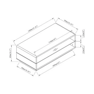 Chemekata 2 Shelf Coffee Table Distressed Gray - HOMES: Inside + Out 8 Chemekata 2 Shelf Coffee Table Distressed Gray - HOMES: Inside + Out - Image 6