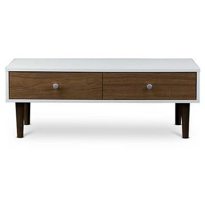 Gemini Wood Contemporary Coffee Table - Baxton Studio 3 Gemini Wood Contemporary Coffee Table - Baxton Studio